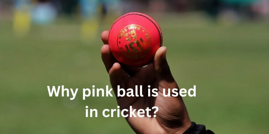 Why pink ball is used in cricket
